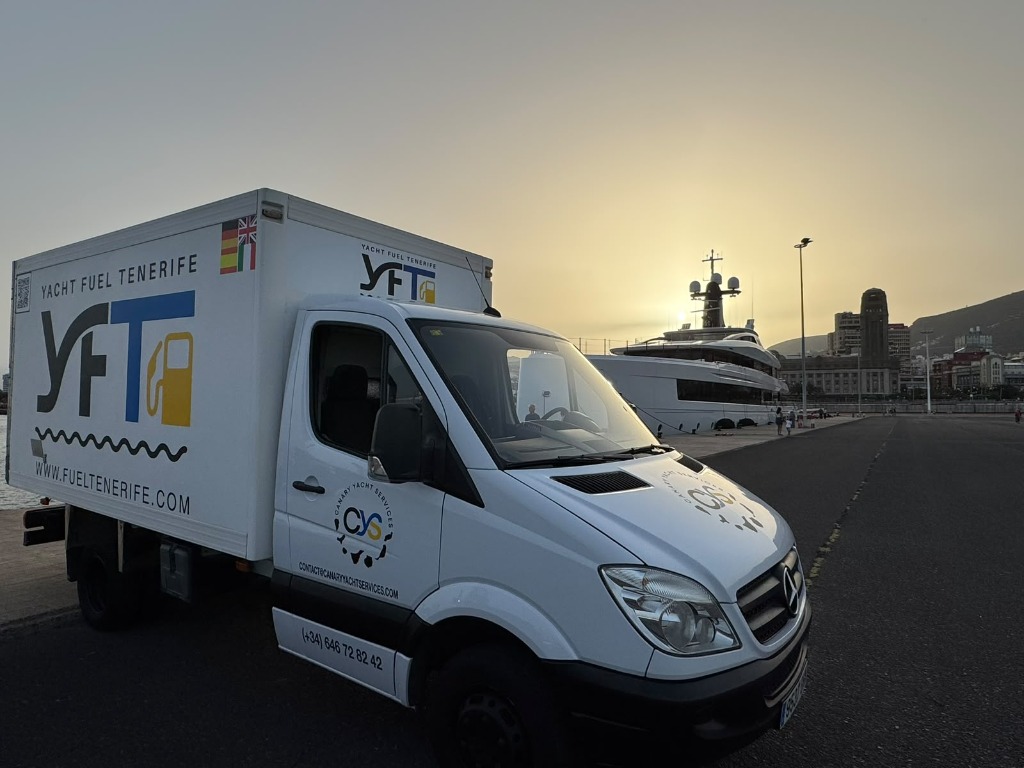 Yacht Fuel Tenerife bunkering truck